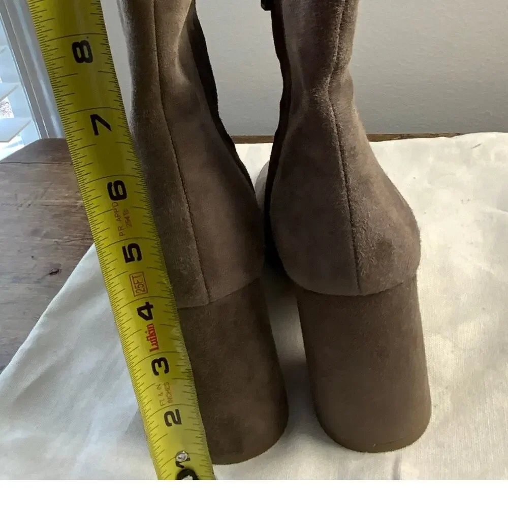 VINCE Highbury Booties in Pewter Gray‎ Suede size 7.5